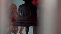 Bell at the of Taraknath Hindu Temple in Kolkata, India.