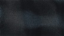 Wavy Black Micro-mesh Texture Background - 3D Abstract	