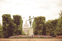 statue in Paris Luxembourg Gardens