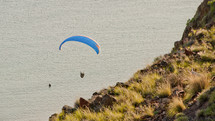 parachute in Tenerife, Spain