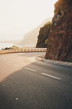 winding road in Teneriffa, Spain 