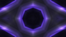 Purple Fractal Kaleidoscope In Dark Background	