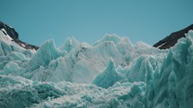 Glacier Of Lago Argentino In Patagonia, Argentina - Panning Shot