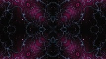 Purple pink in black Kaleidoscope animation	