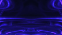 Symmetrical Digital Abstract Depicting the Aurora Borealis	