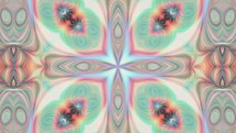 Animation of a Kaleidoscope abstract liquid. Seamless loop	