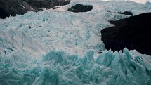 Glaciers In Lago Argentino, Patagonia, Argentina - POV	