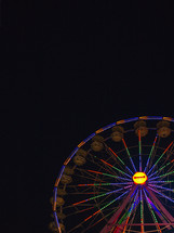 lights on a ferris wheel 