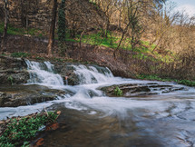 Stream cascade in spring