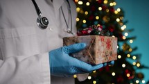 Hospital celebration of Christmas holidays 