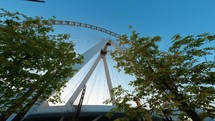 The Dubai Ferris Wheel Slowly Rotating Attraction Architecture Of Emirates