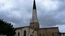 Church of the Island of Ré in the Atlantic coast of France This church is in the village of  Ars en Ré