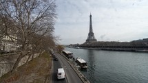 Time Lapse of The Tour Eiffel Tower La dame de fer Paris, France