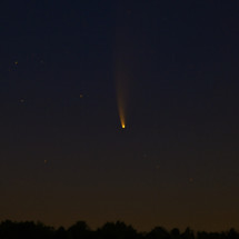 comet in the sky 