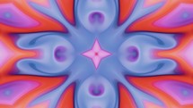 Hypnotic Abstract Looped Animation - Kaleidoscope Background	