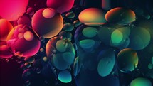 Colorful Abstract Art Motion Background Bubbles Liquid Animation