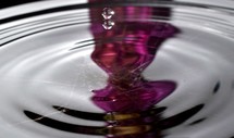 purple water droplet 