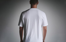 Back of the Blank White T-shirt