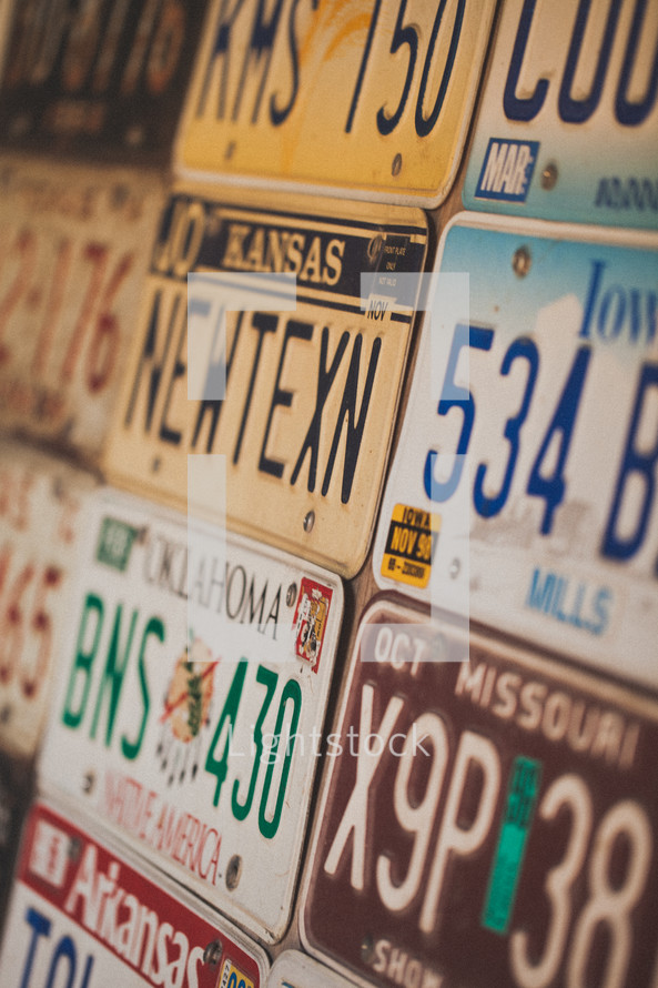 state license plates 