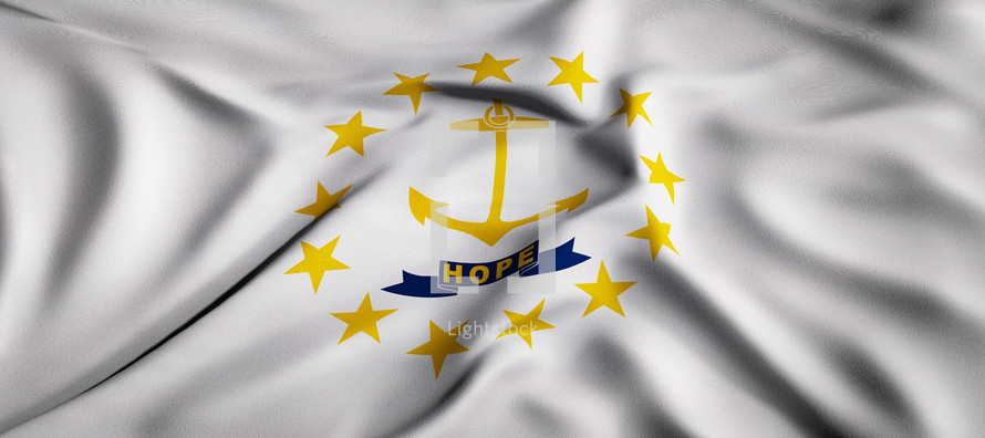 state flag of Rhode Island 