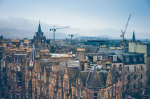 rooftops in Edinburgh 