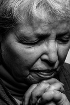 woman in prayer