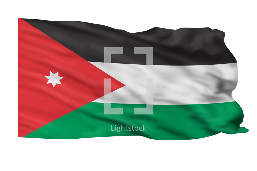 Flag of Jordan 