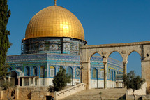 The Dome of the Rock from south.