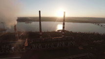 Coal Power Plant Smoke Stack