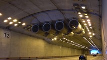 San Francisco Presidio traffic tunnel