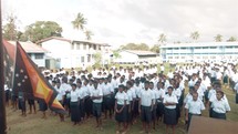 school kids in Papua New Guinea 
