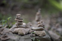 Stack prayer stones