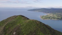 The Holy Isle Summit in Scotland an Aerial View of the Secluded Buddhist Island