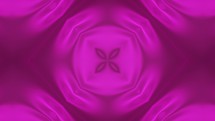 Bright purple geometric Kaleidoscope effect, seamless loop	