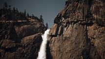 Waterfall in Yosemite national park