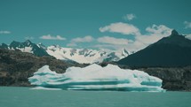 Icebergs On Lake Argentino, Patagonia, Argentina - POV	