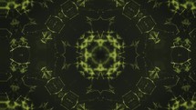 Digital Kaleidoscope Pattern Lines Background	