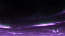 Purple Aurora Borealis With Starry Sky - low angle