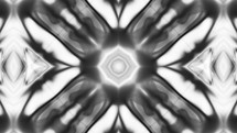 Seamless Abstract Kaleidoscope Black And White