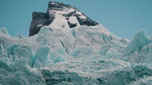 Glaciers In Patagonia, Argentina - Tilt Up Shot	