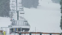 ski lift at a ski resort 