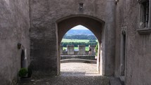 castle arches in Switzerland 