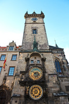 clock tower in Prague 