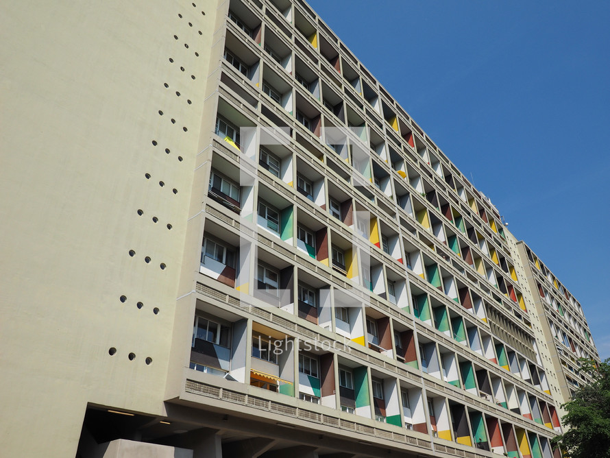 BERLIN, GERMANY - CIRCA JUNE 2016: The Corbusier Haus designed by Le Corbusier in 1957