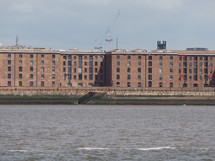 The Albert Dock complex of dock buildings and warehouses in Liverpool, UK