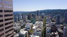 Aerial View of Downtown Portland, OR