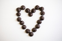heart shaped chocolates 