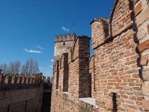 VERONA, ITALY - CIRCA MARCH 2019: Castelvecchio (meaning Old Castle)