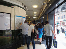 LONDON, UK - CIRCA JUNE 2018: Covent Garden tube station
