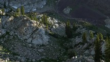 granite mountain and lake view 